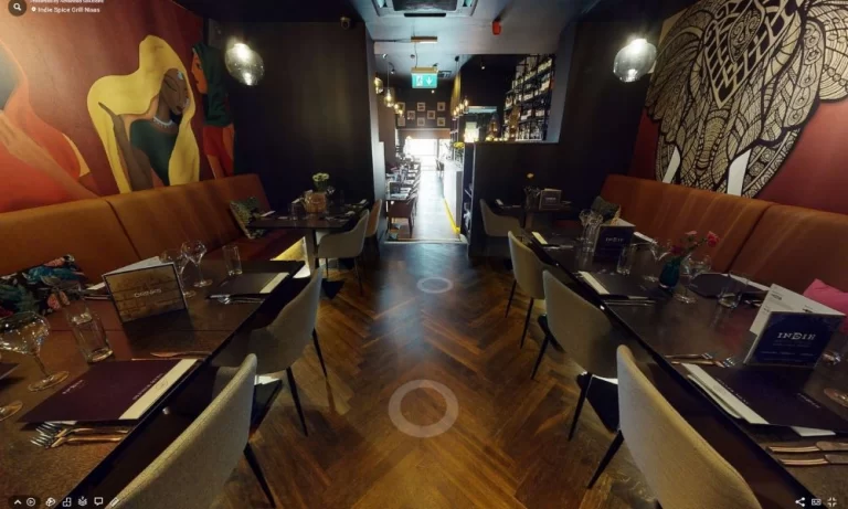 Indie Spice Naas Ireland-Restaurant 3D Digital Virtual Tour-Portfolio Project 1